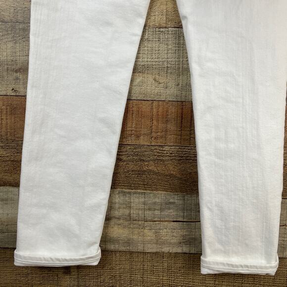 Adriano Goldschmied The Prima Jeans Mid Rise Cigarette Leg White Size 29 - Picture 7 of 11